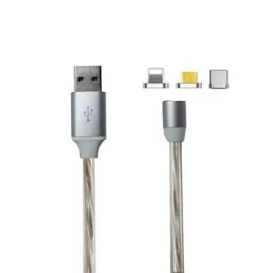 کابل تبدیل USB برای اندروید و آیفون کیو وای اچ مدل M-1200