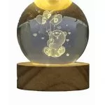 چراغ خواب گوی شیشه ای مدل خرسی 11- چراغ خواب گوی شیشه ای مدل خرسی از فروشگاه اینترنتی بانومد ارسال به سراسر ایران چراغ خواب گوی شیشه ای مدل خرسی