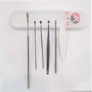 ابزار پاکسازی گوش کیو وای اچ مدل ear-980 مجموعه 6 عددی