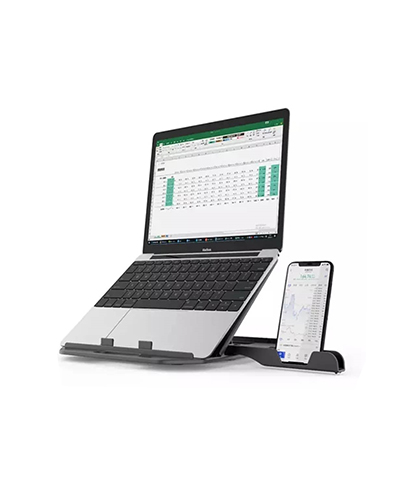 پایه نگهدارنده لپ تاپ 360 پایه نگهدارنده لپ تاپ 360 درجه- پایه لپ تاپ- میز لپ تاپ- کول پد- پایه رومیزی لپ تاپ محصول بانو مد Products