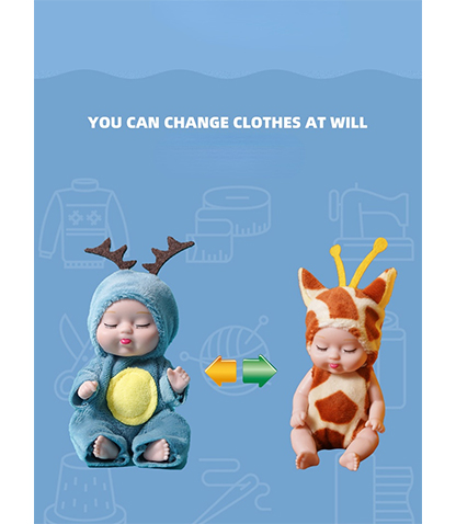 عروسک های نوزاد لباس حیوانی مجموعه 6 عددی محصول بانو مد Products